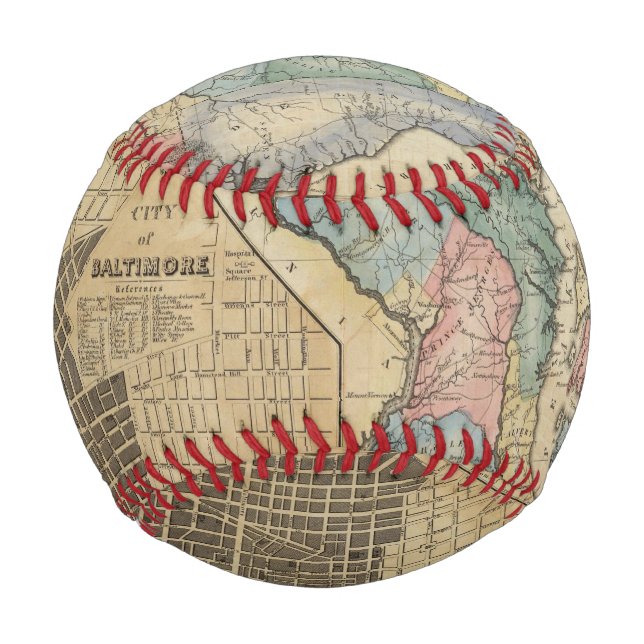 Pelota De Béisbol Maryland 8 (Anverso)