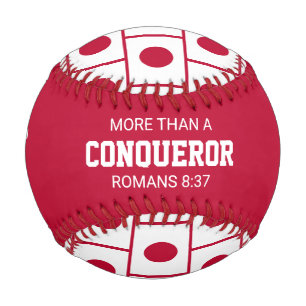 Pelota De Béisbol MÁS QUE EL Personalizado CONQUEROR Bandera Patriót