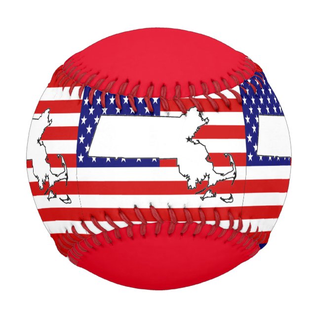 Pelota De Béisbol Massachusetts (Anverso)