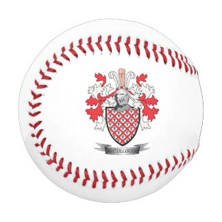 Pelota De Béisbol McCullough Family Crest Coat of Arms