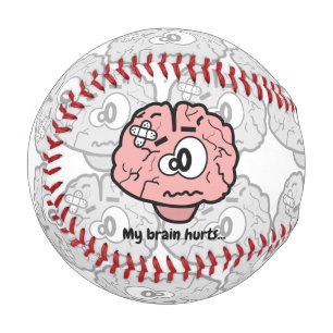 Pelota De Béisbol Me duele el cerebro
