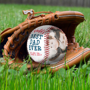 Pelota De Béisbol Mejor Collage de fotos de papá 3 del mundo Keepsa
