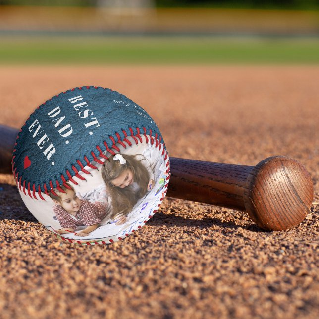 Pelota De Béisbol Mejor collage de fotos de papá Feliz Día del Padre (Subido por el creador)