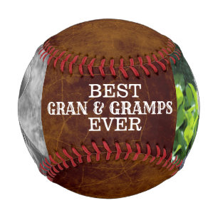 Pelota De Béisbol Mejor gramo DIY foto familia de cuero marrón