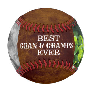 Pelota De Béisbol Mejor gramo DIY foto familia de cuero marrón