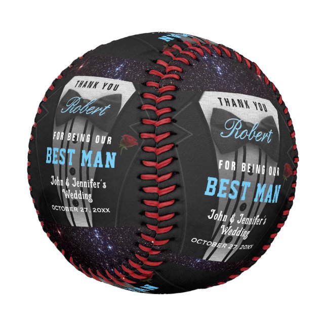 Pelota De Béisbol Mejor Hombre Gracias (Angular)