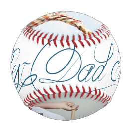 Pelota De Béisbol Mejor Papá del Mundo. Estilo de escritura a mano