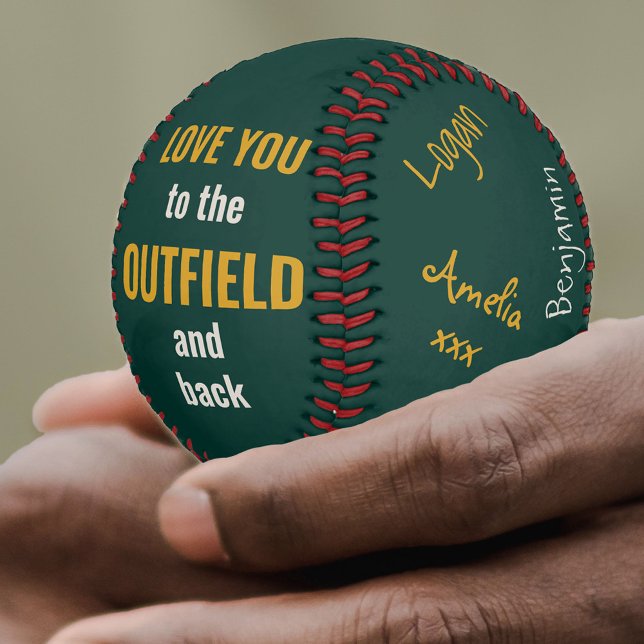 Pelota De Béisbol Mejor Papá Firmado Foto Oro Blanco Verde (Subido por el creador)