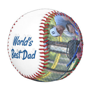 Pelota De Béisbol Mejor Papa Foto Padres Día del Mar azul