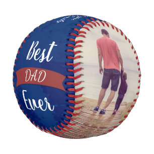 Pelota De Béisbol Mejor papá jamás lue textura personalizado foto