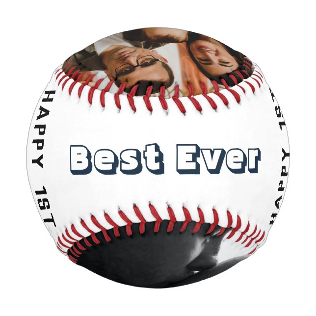 Pelota De Béisbol Mejor Papá Noel Día 2 Foto (Reverso)