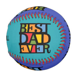 Pelota De Béisbol MEJOR PAPÁ NUNCA nombre personalizado y béisbol de