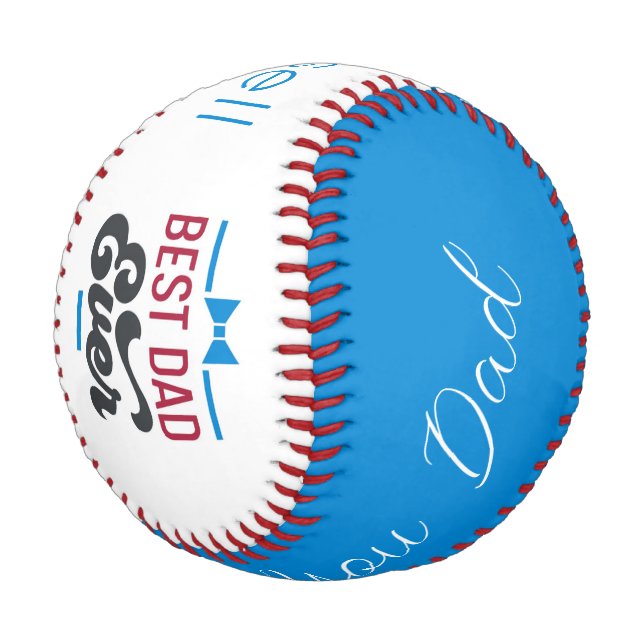 Pelota De Béisbol Mejor Papá Que Te Amamos (Angular)