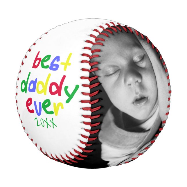 Pelota De Béisbol Mejor Papi del Día del Padre Personalizado (Angular)