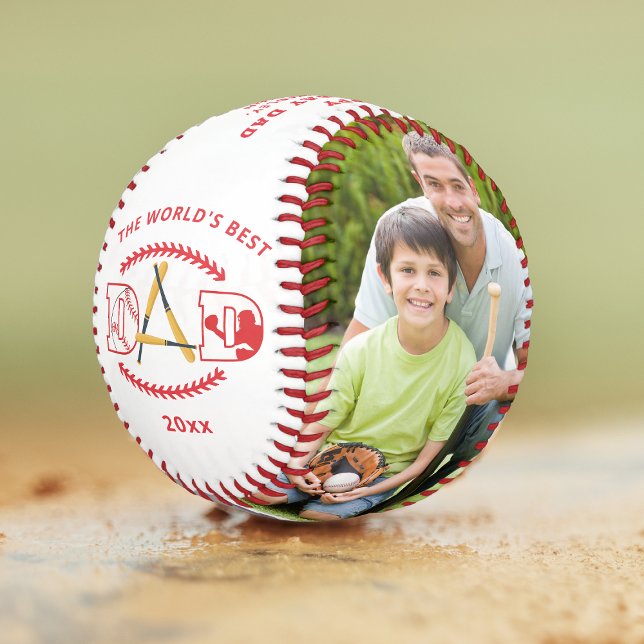 Pelota De Béisbol Mejor Personalizado de béisbol de papá del mundo (Subido por el creador)