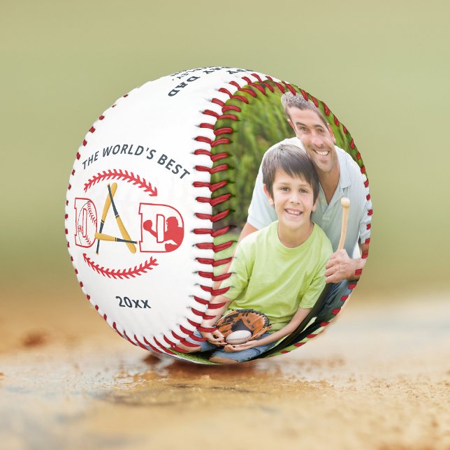 Pelota De Béisbol Mejor Personalizado de béisbol de papá del mundo (Subido por el creador)