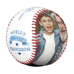 Pelota De Béisbol Mensaje personal de la abuela más grande del mundo