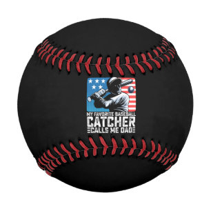 Pelota De Béisbol Mi cazador favorito de béisbol me llama papá padre