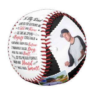 Pelota De Béisbol Mi Papá Gracias Por Enseñarme Béisbol 4 Fotos
