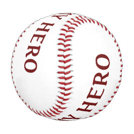 Pelota De Béisbol Mi papá mi héroe