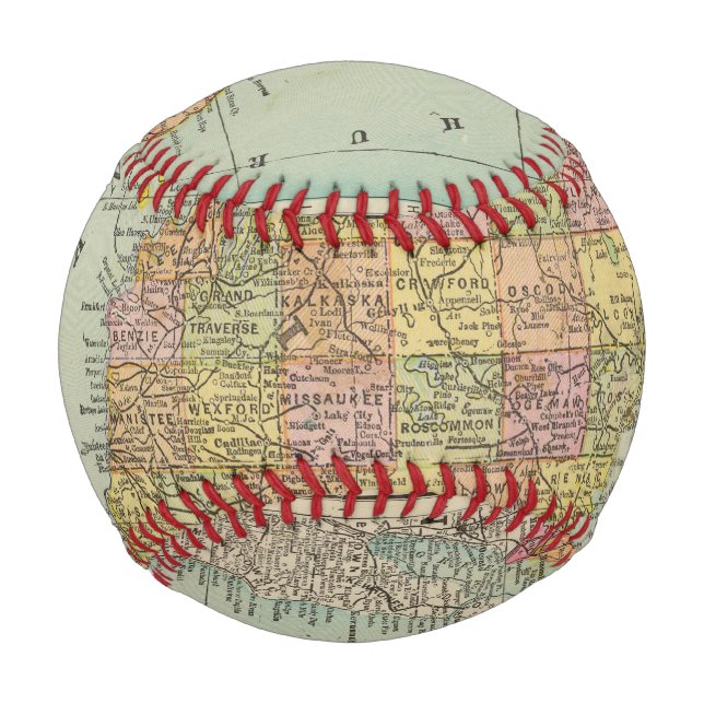Pelota De Béisbol Michigan 4 (Anverso)