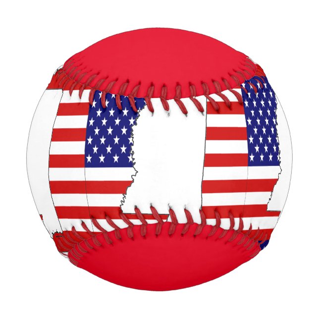 PELOTA DE BÉISBOL MISSISSIPPI (Anverso)