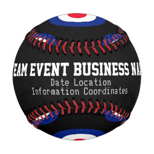 Pelota De Béisbol Mod Target Roundel Power Personalizado