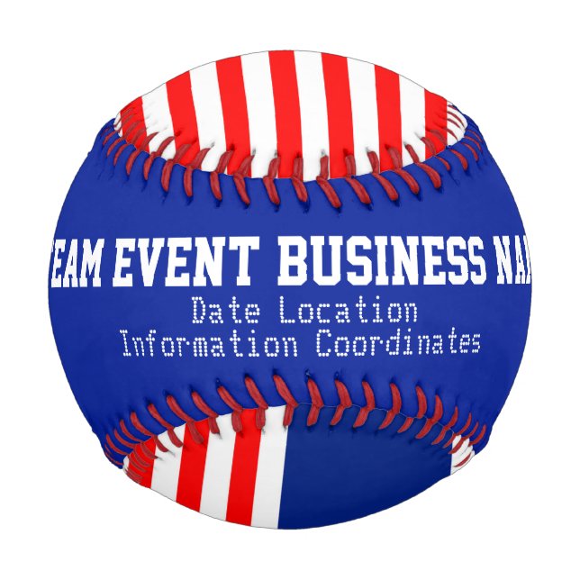 Pelota De Béisbol Mod Target Roundel Stars And Stripes Personalizado (Reverso)