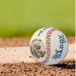 Pelota De Béisbol Modern 2 Photo Collage Best Daddy Ever<br><div class="desc">Show dad how much you love him with this modern Baseball featuring 2 photos, the quote 'Best Daddy Ever' on both sides & in the center, with your personal message: Happy Father's Day, Happy Birthday, Merry Christmas, your name, plus a year, is all that's needed to give dad a keepsake...</div>