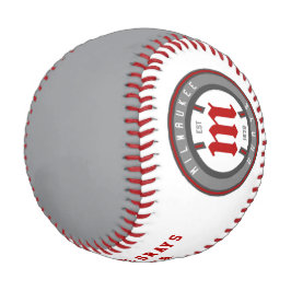 Pelota De Béisbol Modern Vintage Milwaukee Grays Tributo