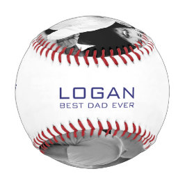 Pelota De Béisbol Modernista Minimalista Mejor Papá del Mundo