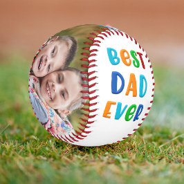 Pelota De Béisbol Moderno Brillante Colorido MEJOR PAPÁ DEL MUNDO Dí