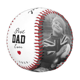Pelota De Béisbol Moderno Mejor Papá Nacido Blanco Nacido
