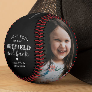 Pelota De Béisbol Moderno Te Ama Al Exterior Y A Dos Fotografías