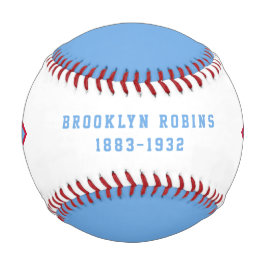 Pelota De Béisbol Moderno Vintage Tributo a Brooklyn Robins