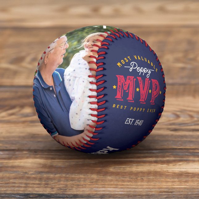 Pelota De Béisbol Monograma de dos fotos de la Personalizado MVP de  (Subido por el creador)