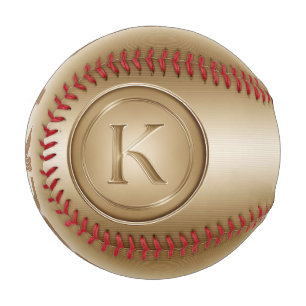 Pelota De Béisbol Monograma "Letra K"