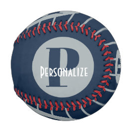 Pelota De Béisbol Monograma Nombre personalizado Béisbol personaliza