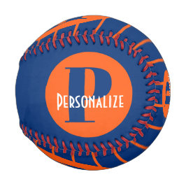 Pelota De Béisbol Monograma Nombre personalizado Béisbol personaliza