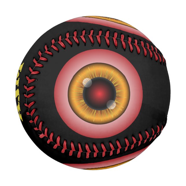 Pelota De Béisbol Monster Eyeballs (Anverso izquierdo)