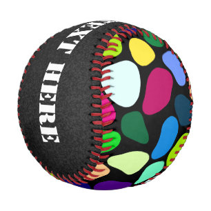 Pelota De Béisbol Mosaico de piedra plana de color I + tus ideas