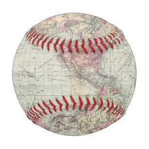 Pelota De Béisbol Mundo, proyección de Mercator
