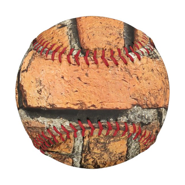Pelota De Béisbol Muro de ladrillo antiguo (Anverso)