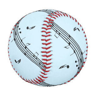 Pelota De Béisbol Música Climactic G Clef Blue