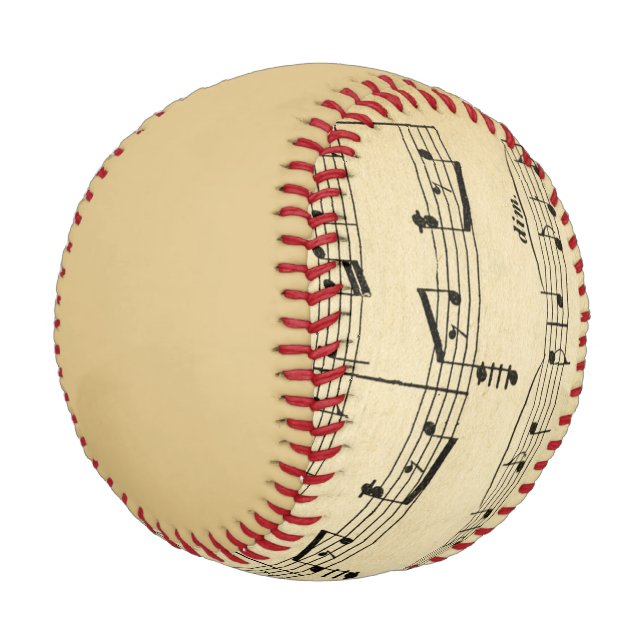 Pelota De Béisbol Música de hojas antiguas (Angular)