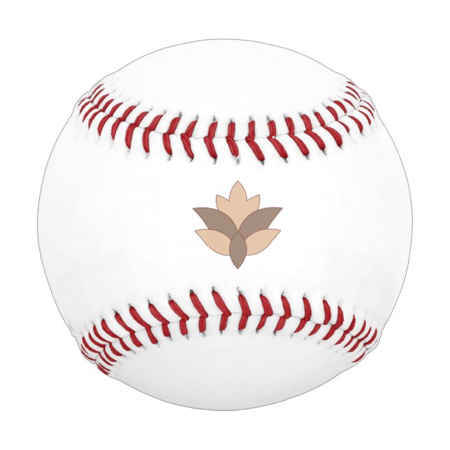 Pelota De Béisbol Naranja Reddish, lenguaje Naranja (Anverso)