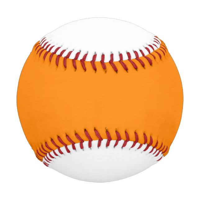 Pelota De Béisbol naranja UT de color (Anverso)