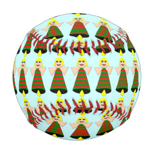 Pelota De Béisbol Navidades Angel Bell Baseball