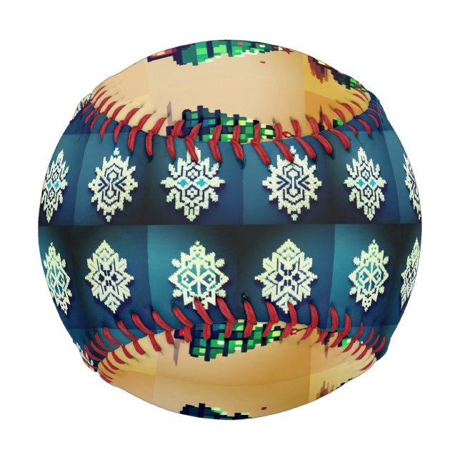 Pelota De Béisbol Navidades de béisbol (Anverso)