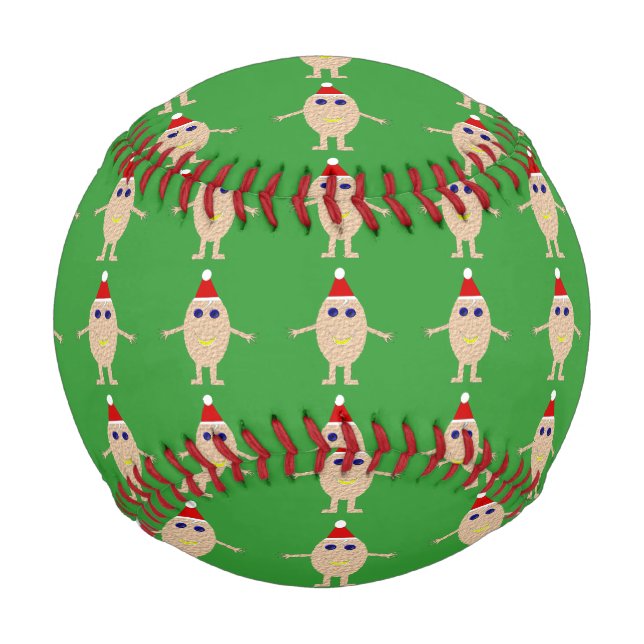 Pelota De Béisbol Navidades divertidos Egg Baseball (Anverso)